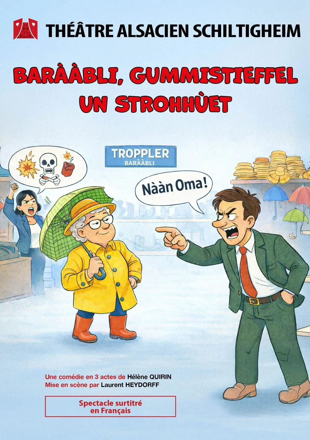 Affiche de Barààbli, Gummistieffel un Strohhùet